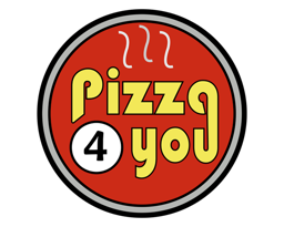 Pizza 4 You logo.